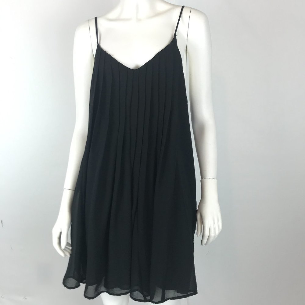 Kimchi Blue Pleated Slip Dress - Black
